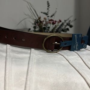 Women's Fully Adjustable Casual Belt with Round Buckle, size XL